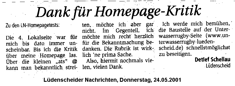 mein Name ist "Schallau" ;-)